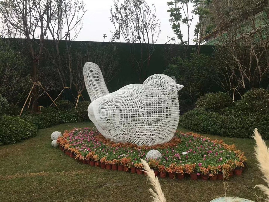 編織不銹鋼雕塑定制