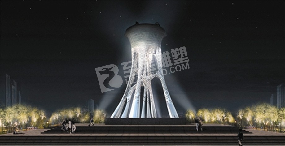 廣場(chǎng)鏡面創(chuàng)意燈塔不銹鋼定制