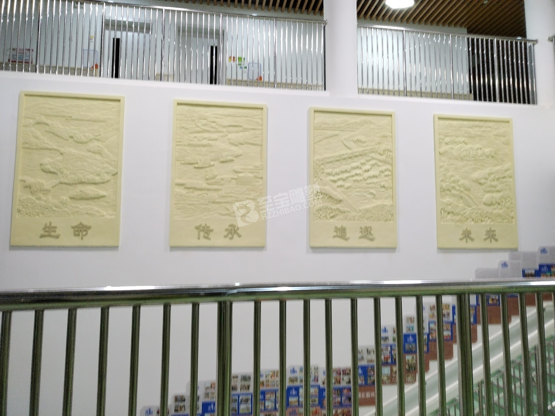 紹興上虞區杭州灣未來城幼兒園仿砂巖浮雕雕塑